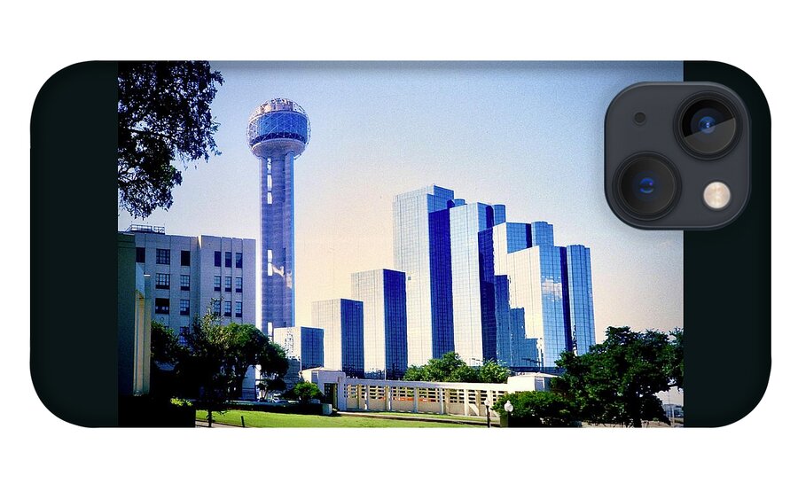  iPhone 13 Case featuring the photograph The Dallas Reunion Tower by Gordon James