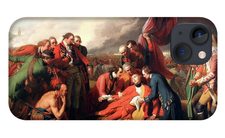 The Death Of General Wolfe iPhone 13 Case featuring the digital art The Death of General Wolfe by Benjamin West