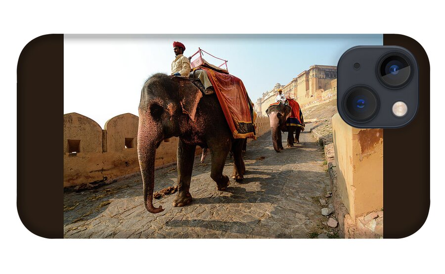 India iPhone 13 Case featuring the photograph Kingdom Come. - Amber Palace, Rajasthan, India by Earth And Spirit