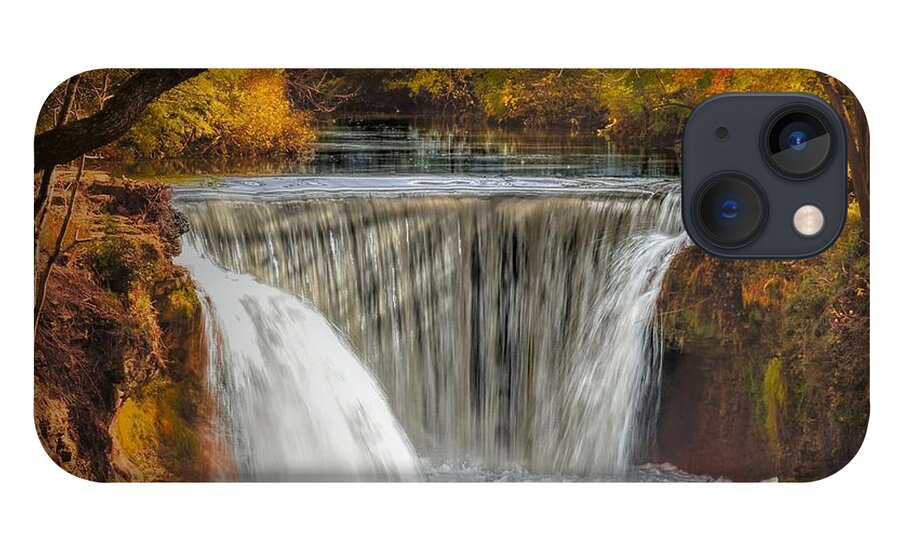  iPhone 13 Case featuring the photograph The Falls at Cedarville by Jack Wilson