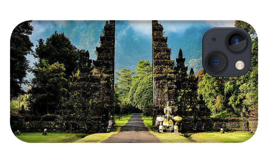 Handara Gate iPhone 13 Case featuring the photograph The Gates Of Heaven - Handara Gate, Bali. Indonesia by Earth And Spirit