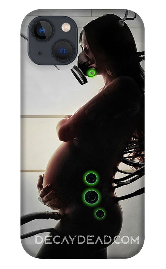 Argus Dorian iPhone 13 Case featuring the digital art The Mechanical birth by Argus Dorian