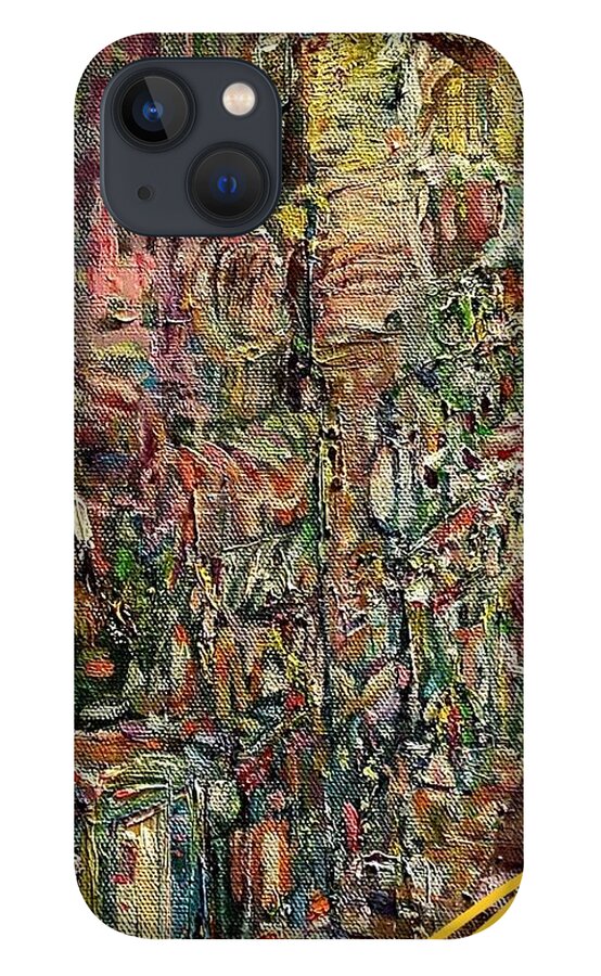 French Quarter iPhone 13 Case featuring the painting The Quarter by Julie TuckerDemps