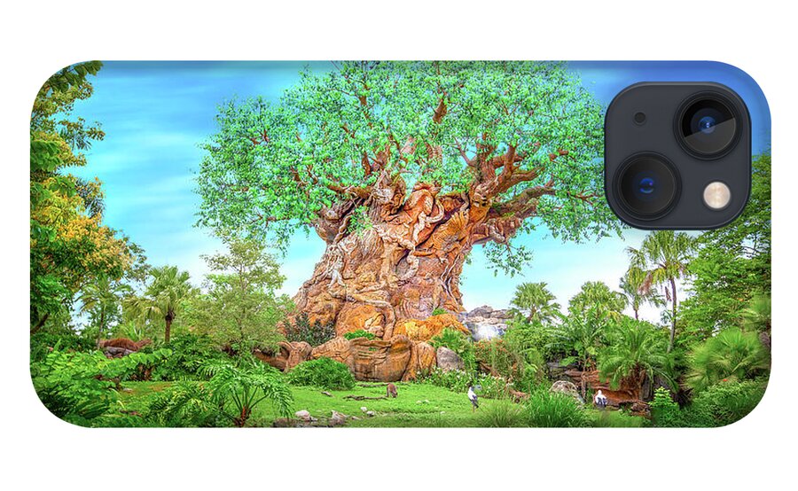 Disney iPhone 13 Case featuring the photograph The Tree of Life at Disney's Animal Kingdom by Mark Andrew Thomas