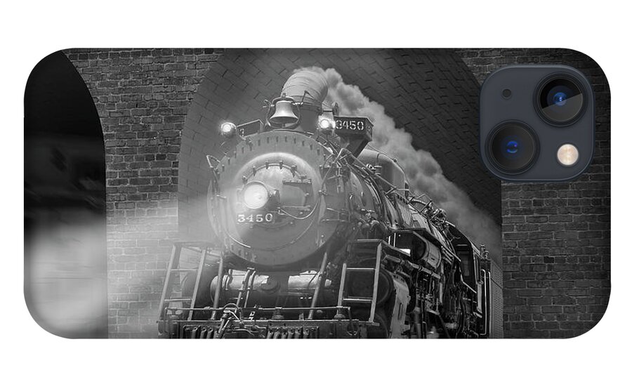 Steam Engine iPhone 13 Case featuring the photograph The Tunnels H by Mike McGlothlen