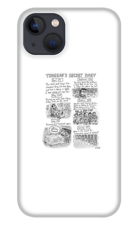 Thoreaus Secret Diary iPhone 13 Case
