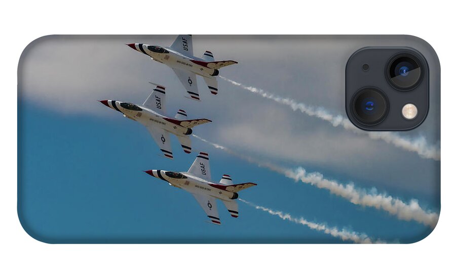 Plane iPhone 13 Case featuring the photograph Thunderbirds by Joe Paul