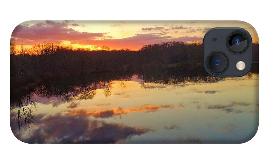  iPhone 13 Case featuring the photograph Tinkers Creek Park Sunset by Brad Nellis