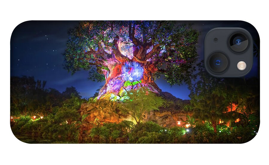 Tree Of Life iPhone 13 Case featuring the photograph Tree of Life in Disney's Animal Kingdom by Mark Andrew Thomas
