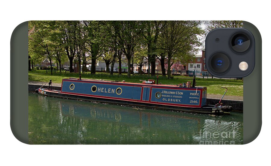 Canals iPhone 13 Case featuring the photograph Tug Boat Helen in Tipton Basin by Stephen Melia