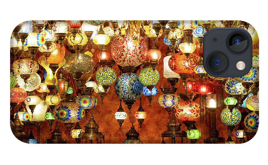Grand Bazar iPhone 13 Case featuring the photograph Turkish lamps by Anastasy Yarmolovich