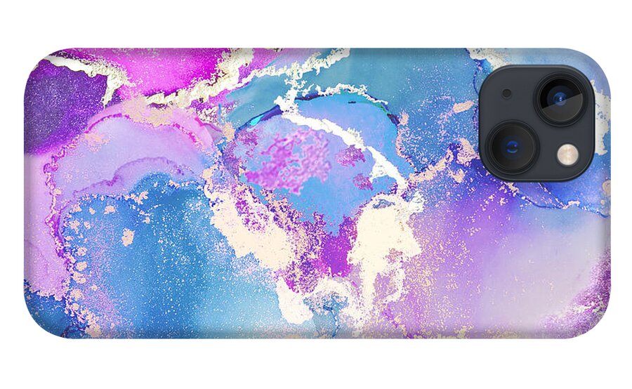 Magenta iPhone 13 Case featuring the digital art Uplifting by Linda Bailey