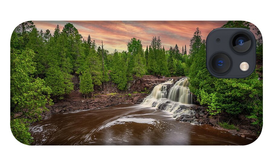 Gooseberry Falls iPhone 13 Case featuring the photograph Upper Gooseberry Falls by Sebastian Musial