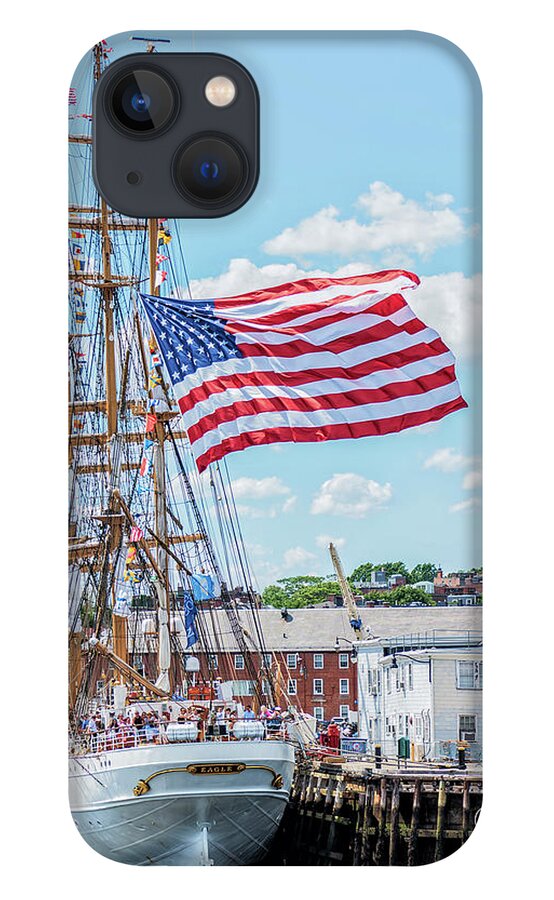 Uss Constituion iPhone 13 Case featuring the photograph USS Constituion by Linda Constant