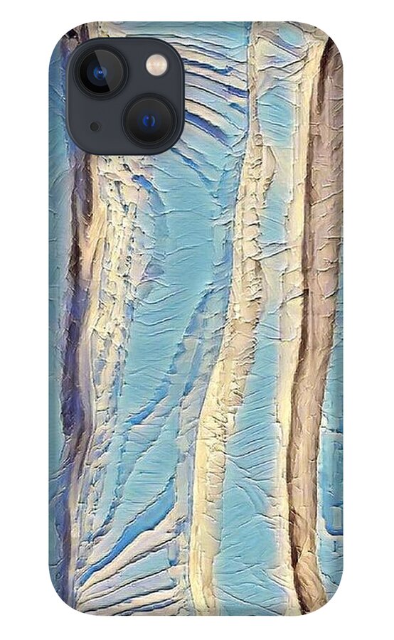 Wall Art iPhone 13 Case featuring the digital art Visualize peace by Cepiatone Fine Art Callie E Austin