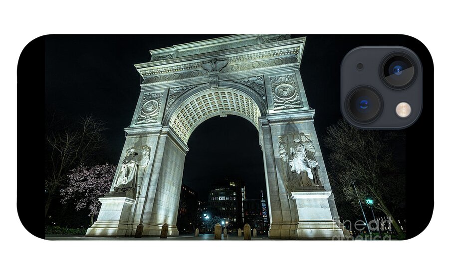 1892 iPhone 13 Case featuring the photograph Washington Square Arch The North Face by Stef Ko