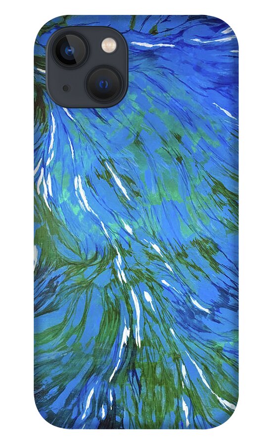 Water iPhone 13 Case featuring the painting Water 1 by Mr Dill
