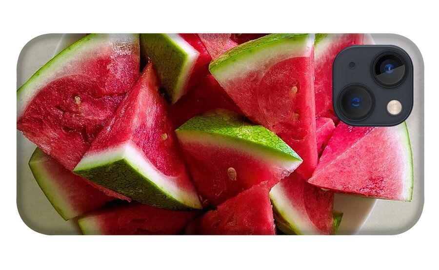 Watermelon iPhone 13 Case featuring the photograph Watermelon by Lisa Mutch