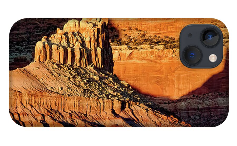 Capitol Reef iPhone 13 Case featuring the photograph Waterpocket Fold - Capitol Reef Nat'l Park by Larey McDaniel