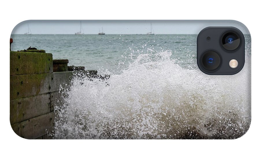 Eastbourne iPhone 13 Case featuring the photograph Wave splash by Andrew Lalchan