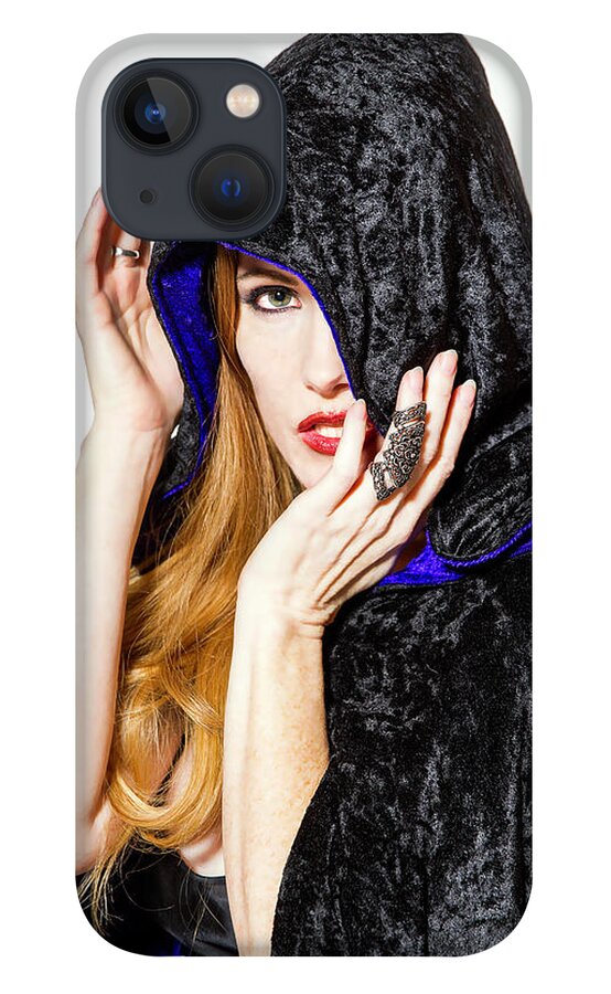 Cosplay iPhone 13 Case featuring the photograph White Witch by Christopher W Weeks