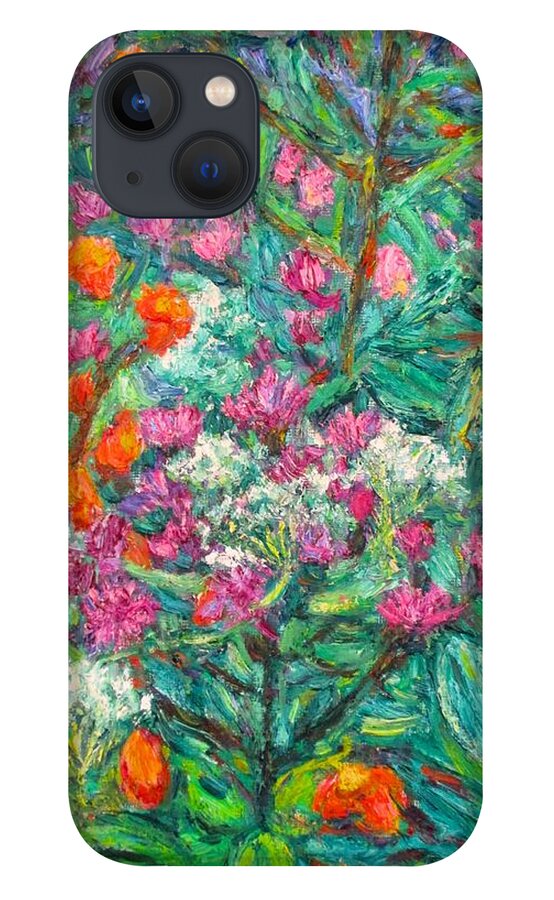 Wildflowers iPhone 13 Case featuring the painting Wildwood Beauty by Kendall Kessler