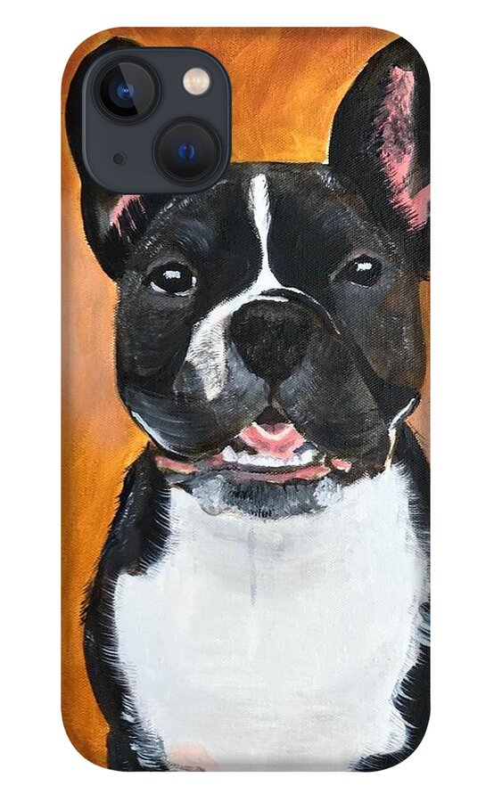 Pets iPhone 13 Case featuring the painting Winston by Kathie Camara
