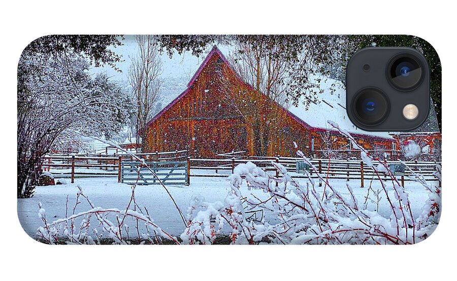 Barn iPhone 13 Case featuring the photograph Winter on the Farm by Dan McGeorge