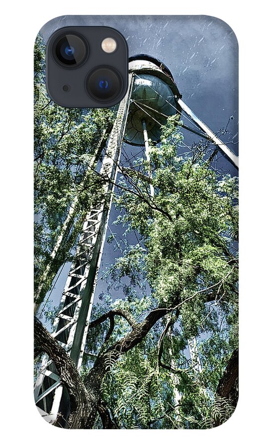 Water iPhone 13 Case featuring the photograph Winter Water Tower by GW Mireles