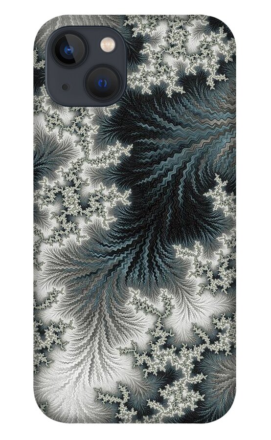 Fractal iPhone 13 Case featuring the digital art Wood Element #3 by Mary Ann Benoit
