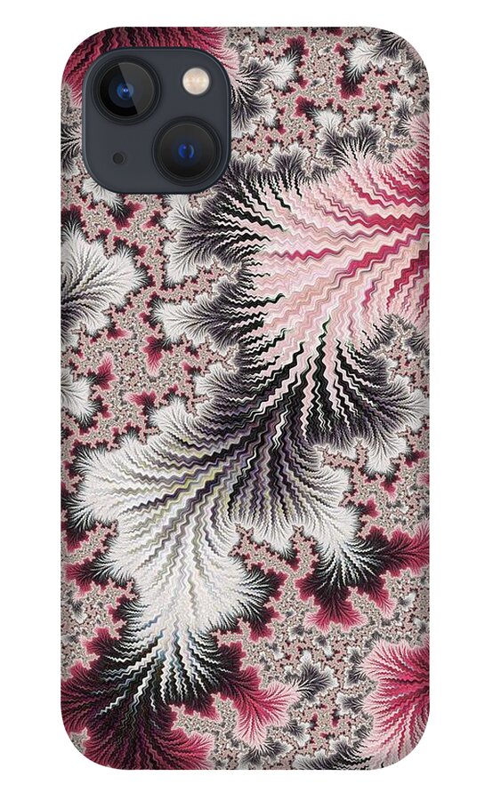Fractal iPhone 13 Case featuring the digital art Wood Element #5 by Mary Ann Benoit