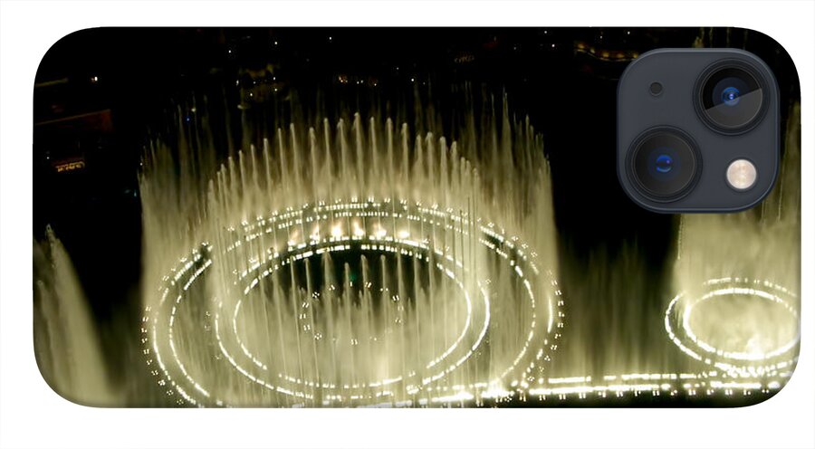 Bellagio Fountains - Las Vegas iPhone 13 Mini Case by Jon Berghoff