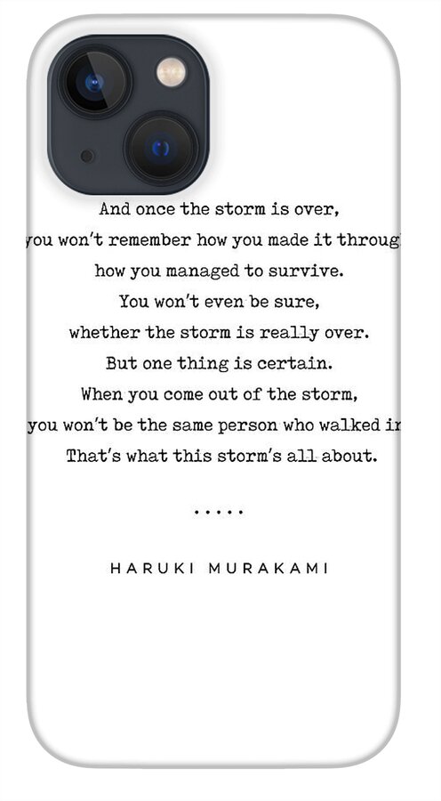Haruki Murakami Quote 01 - Typewriter Quote - Minimal, Modern, Classy,  Sophisticated Art Prints Tote Bag by Studio Grafiikka - Pixels