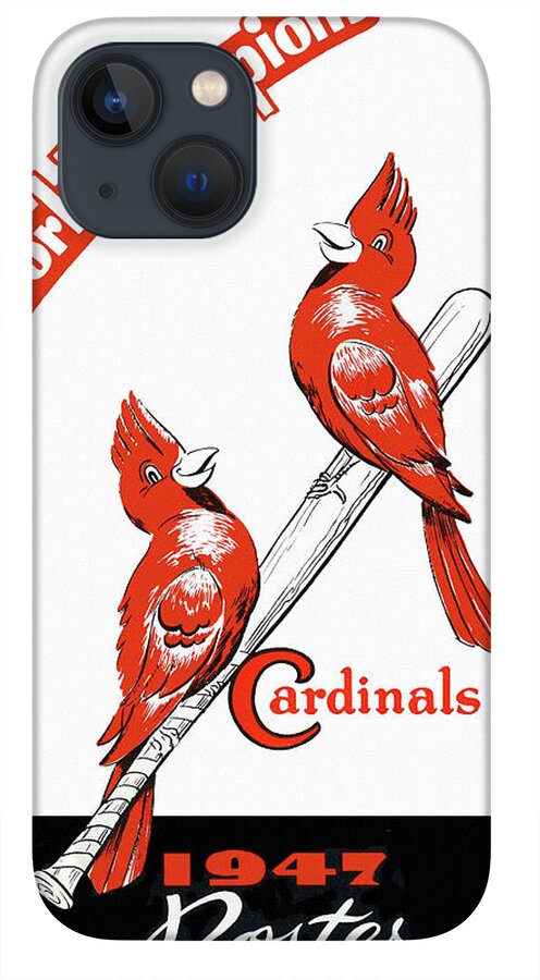 Vintage St. Louis Cardinals 1947 Roster Print iPhone 13 Mini Case
