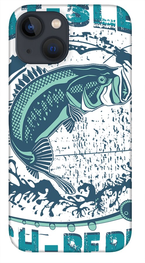 Eat Sleep Fish Repeat Fisherman FIshing iPhone 13 Mini Case by