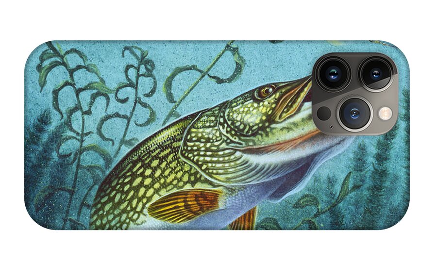 Northern Pike Spinner Bait iPhone 13 Pro Max Case by JQ Licensing - Fine  Art America
