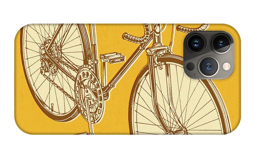 Ten Speed Bike on Orange Background iPhone 13 Pro Max Case by CSA Images -  Pixels