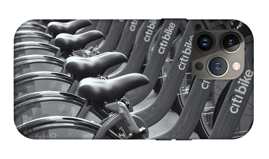 Citi Bike Bicycles II iPhone 13 Pro Max Tough Case by Clarence Holmes -  Clarence Holmes - Artist Website