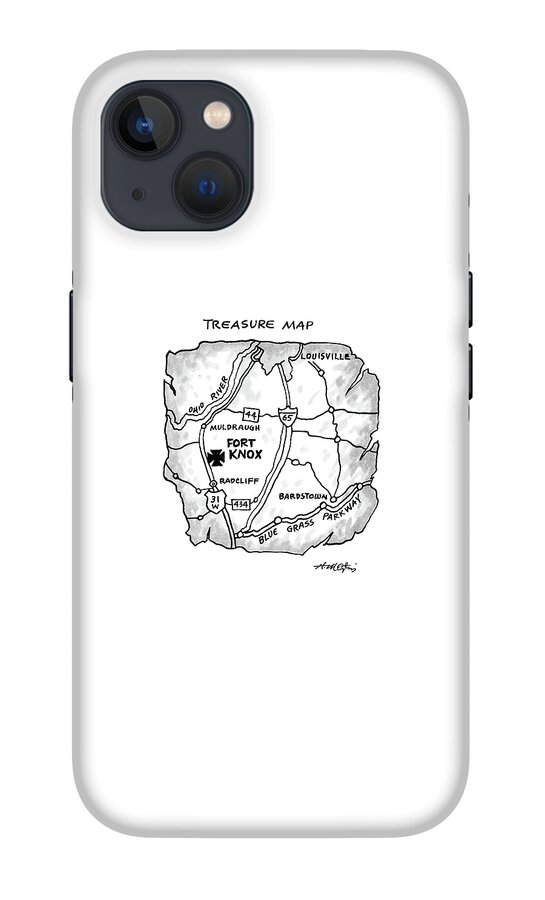 Treasure Map iPhone 13 Tough Case by Henry Martin - Conde Nast