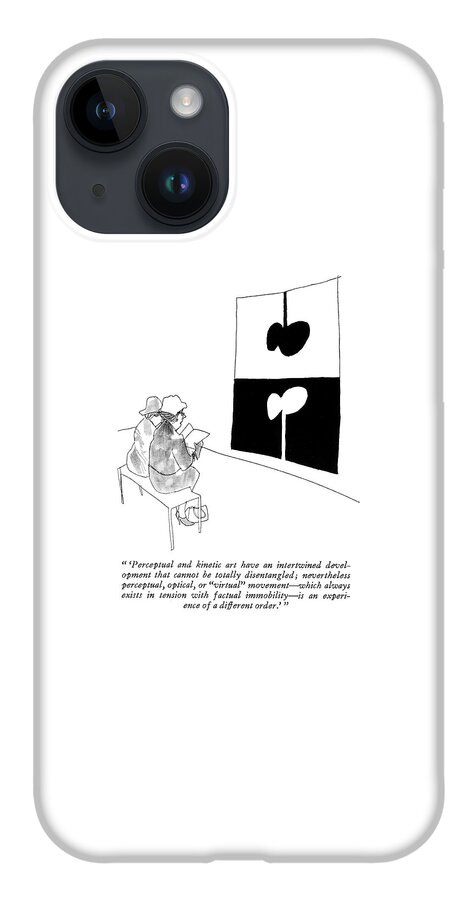 'perceptual And Kinetic Art Have An Intertwined iPhone 14 Case