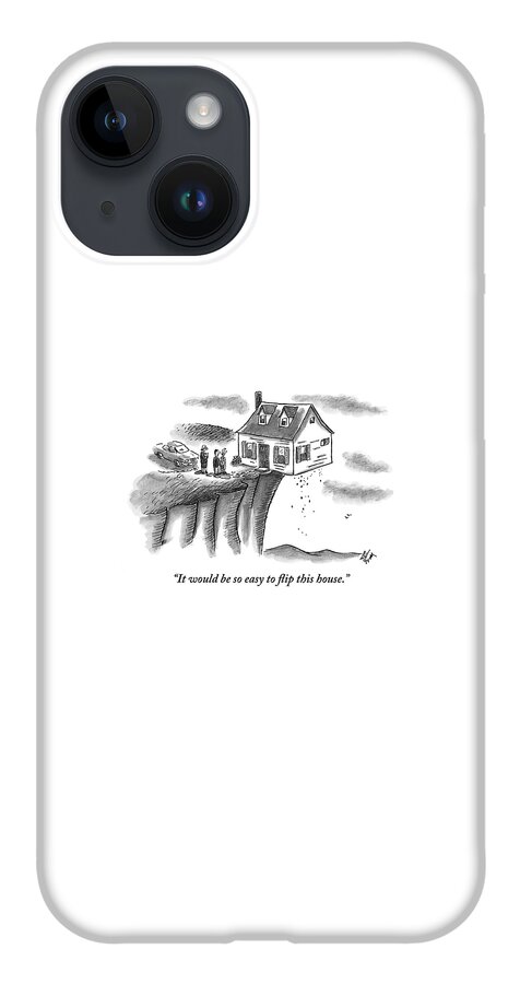 A Couple And A Real Estate Representative Stand #1 iPhone 14 Case