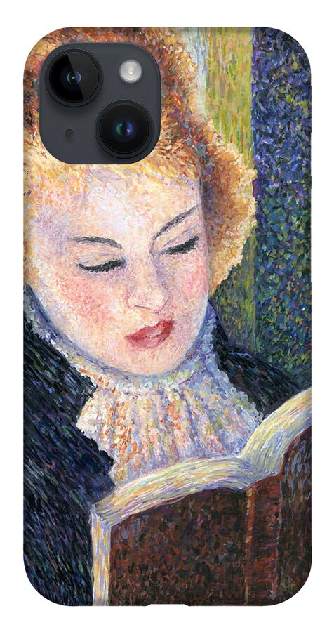 Impression iPhone 14 Case featuring the painting After Renoir #1 by June Hunt