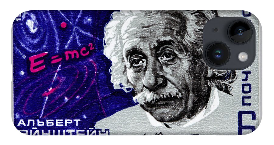Albert Einstein iPhone Case featuring the photograph Albert Einstein Stamp by GIPhotoStock