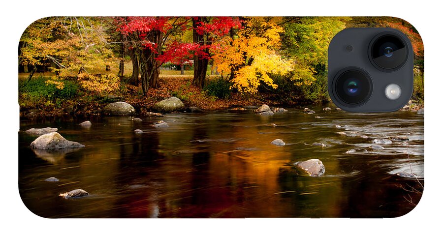Autumn Foliage New England iPhone Case featuring the photograph Autumn Colors Reflected by Jeff Folger