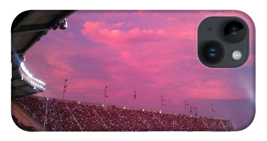 Dusk iPhone Case featuring the photograph Bryant-Denny Painted Sky by Kenny Glover