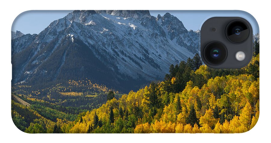 Sneffels iPhone 14 Case featuring the photograph Colorado 14er Mt. Sneffels by Aaron Spong