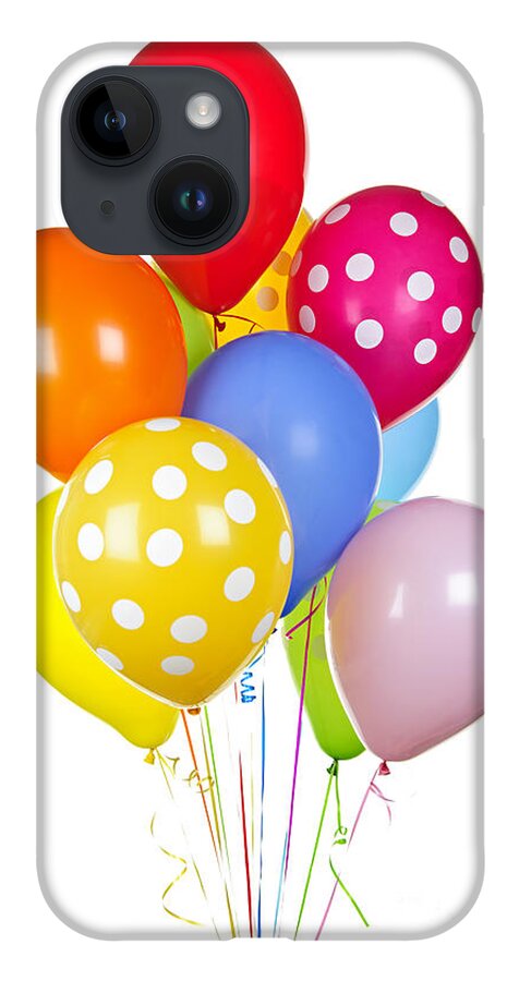 Balloons iPhone 14 Case featuring the photograph Colorful balloons 1 by Elena Elisseeva