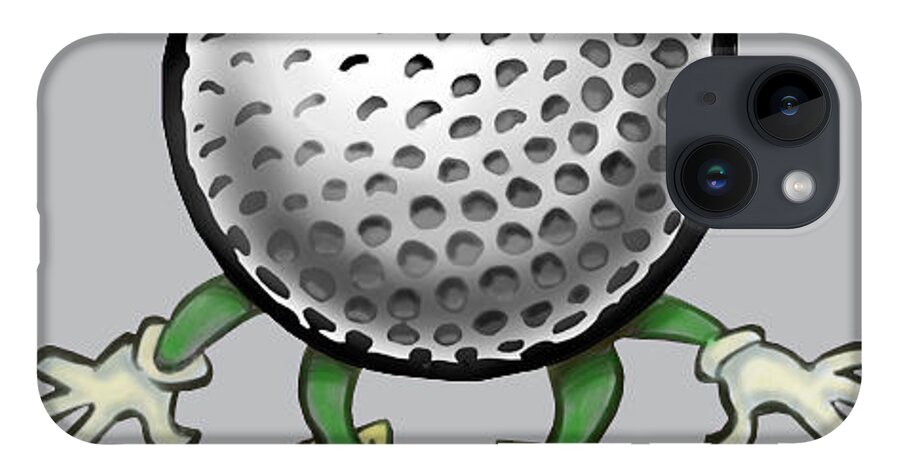 Golf iPhone 14 Case featuring the digital art Golf #1 by Kevin Middleton