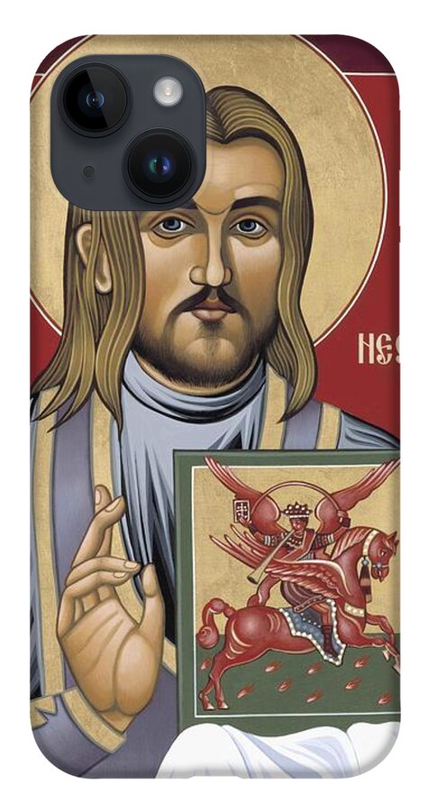 Holy New Martyr Nestor Savchuk iPhone 14 Case featuring the painting Holy New Martyr Nestor Savchuk 069 by William Hart McNichols