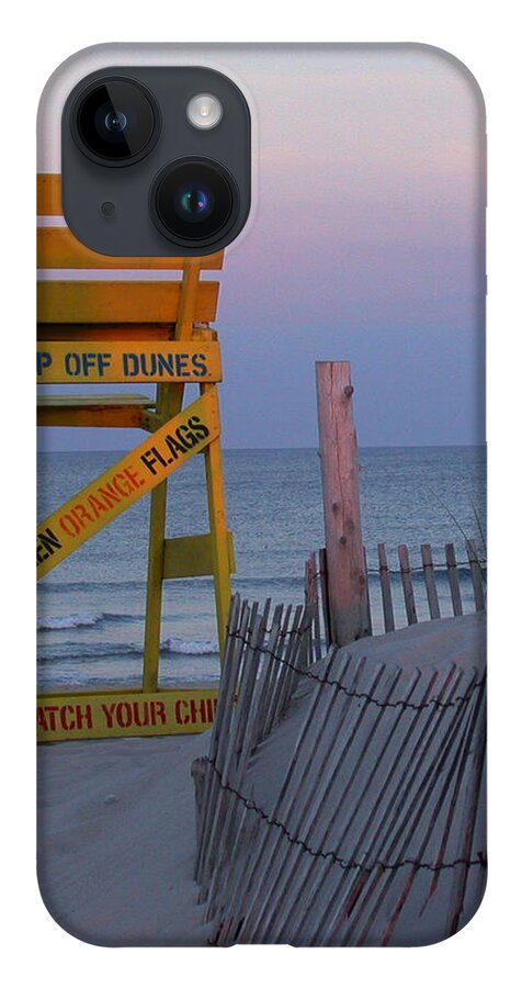 Lifeguard iPhone 14 Case featuring the photograph Jersey Shore by David Armstrong